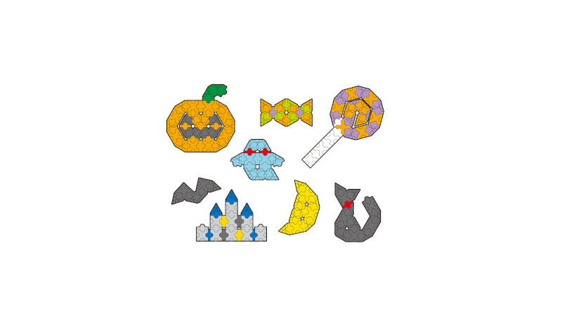 LaQ Build Guide: Halloween 2D models