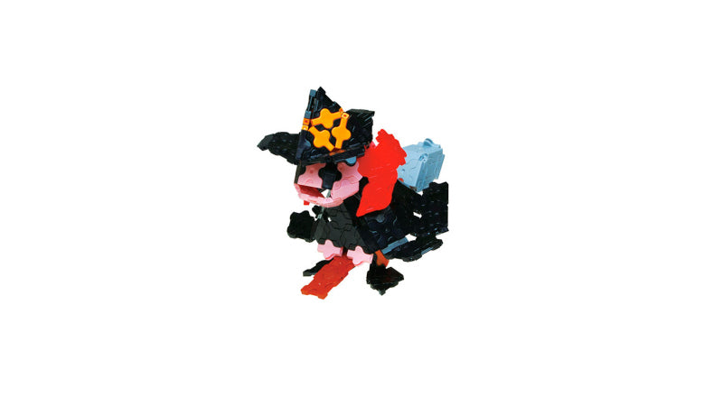 LaQ Build Guide: Witch on a broom