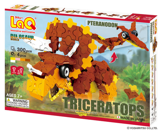 LaQ Dinosaur World Triceratops and Pteranodon