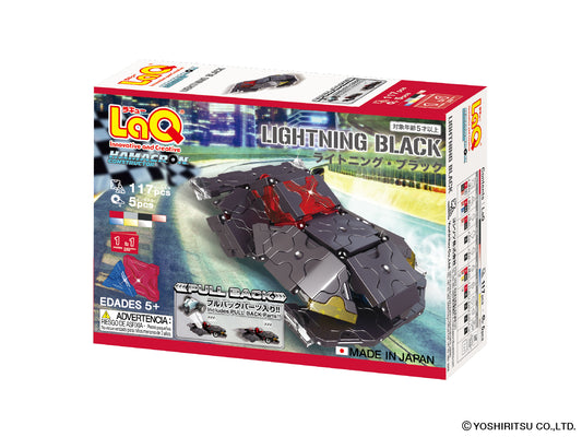 LaQ Hamacron Constructor Lightning Black Pull-back