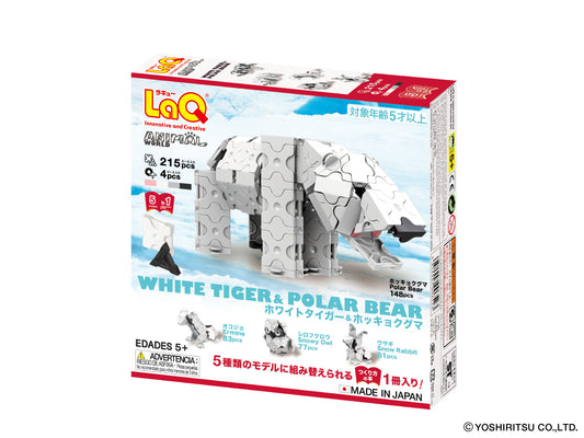 LaQ Animal World White Tiger & Polar Bear