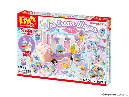 LaQ Sweet Collection Ice Cream Wagon